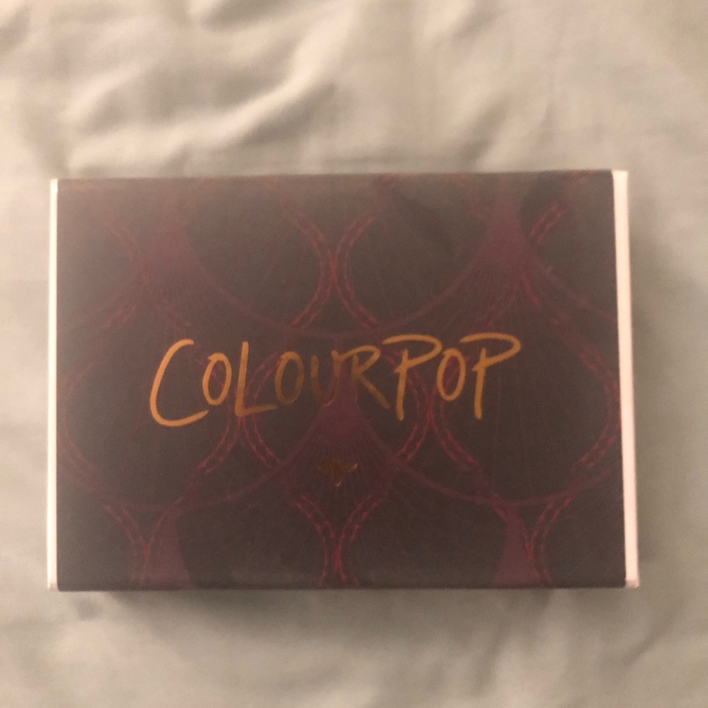 ColourPop Palette with Gold and Purple Design